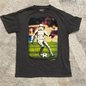 Storm Trooper soccer Tee RARE Star Wars